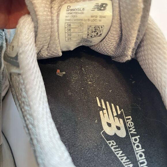 New Balance 990v6 Gray Suede Made In USA Sneakers M990GL6 Men’s US 8 EU 41.5 main image 4